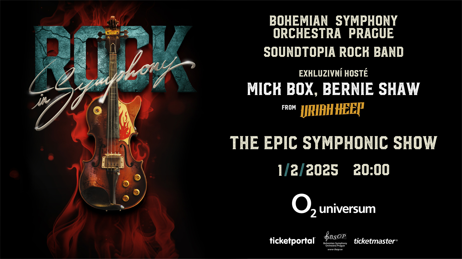 Rock in Symphony: The Epic Symphonic Show  1.2.2025  O2 universum