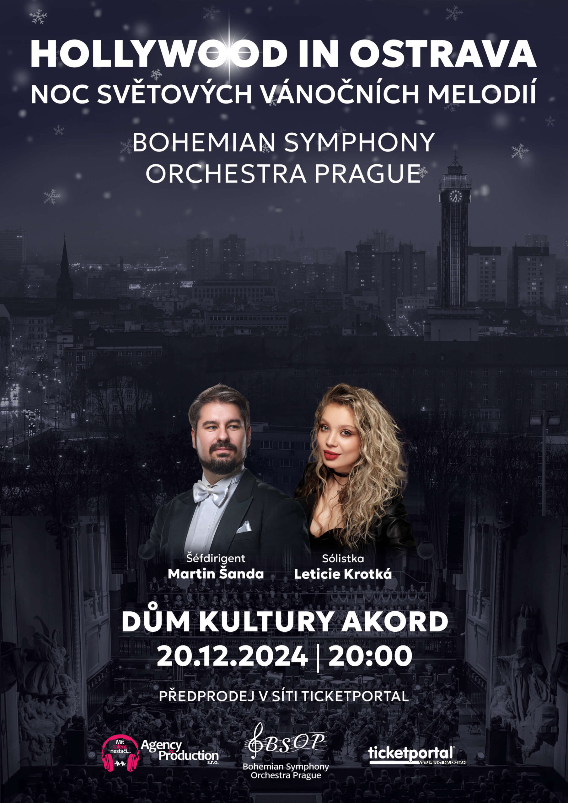 Hollywood in Ostrava 20.12.2024 Bohemian Symphony Orchestra Prague (BSOP)