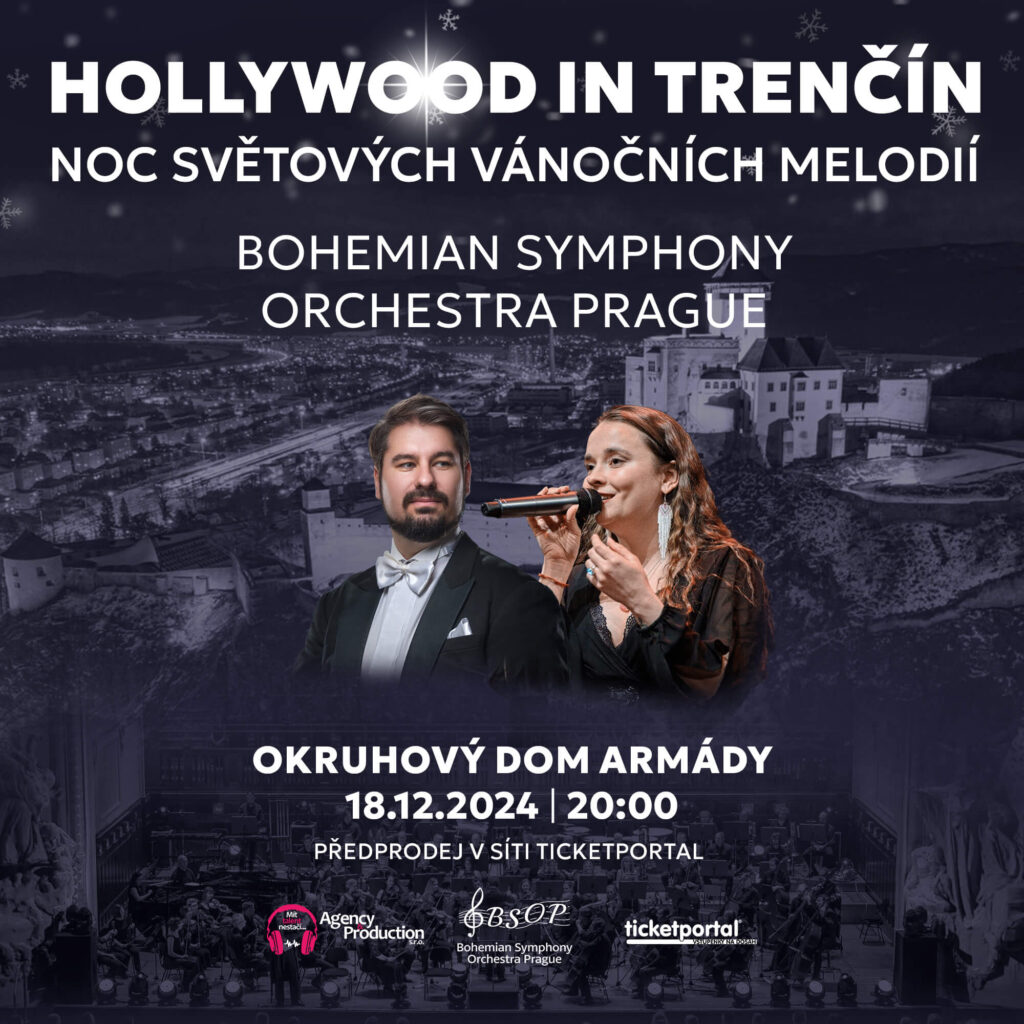 Hollywood in Trenčín 18.12.2024 Bohemian Symphony Orchestra Prague